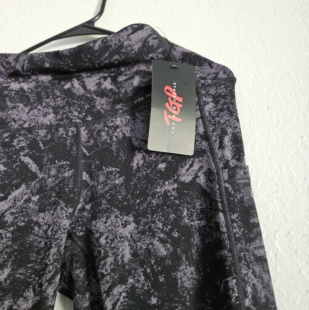 THE GYM PEOPLE Thick High Waist Yoga Pants with Pockets, Tummy Control Workout R - Picture 6 of 10